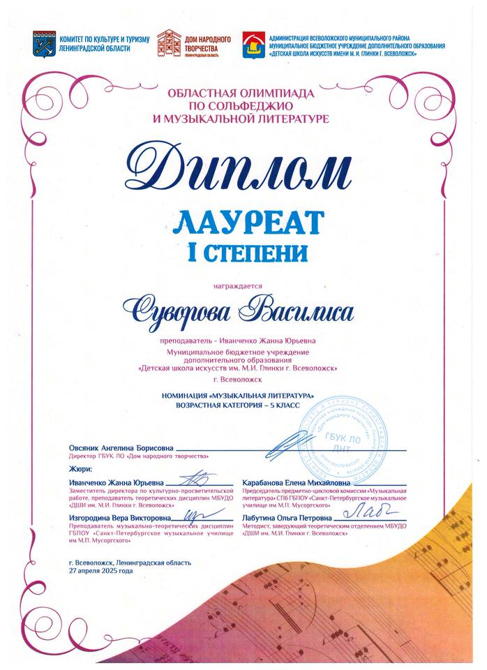 Суворова В